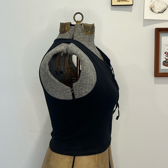 Witchy laced black tank top - Picture 2 of 4
